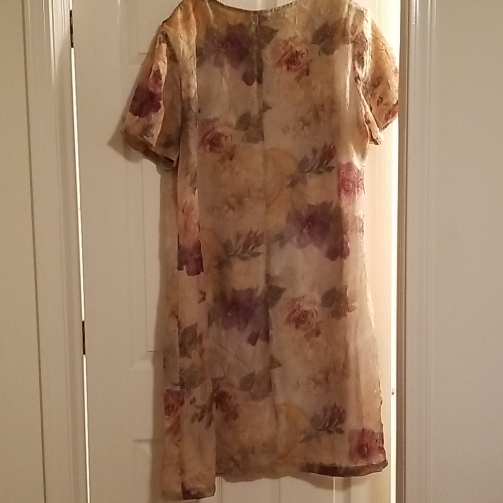 Vtg Spring Floral Dress - Picture 6 of 8